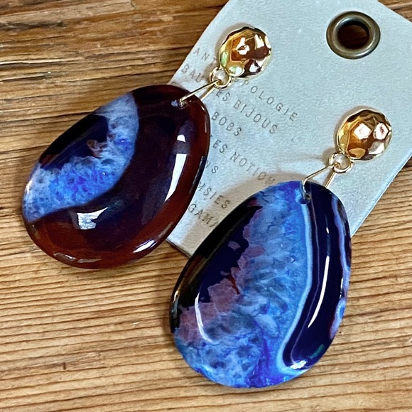 🌺🎉HP🎉🌺 NWT Anthropologie Stone Mountain Crystal Earrings - Picture 9 of 16